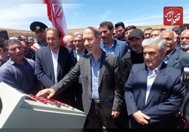 ۱۸۴۰ هکتار از اراضی شبکه پایاب سد آیدوغموش میانه افتتاح شد