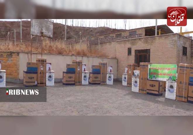 توزیع ۲۲ سری جهیزیه به نوعروسان میانه‌ای