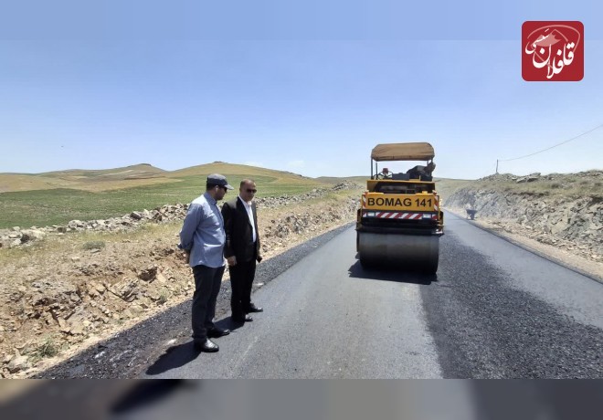 استمرار بهسازی آسفالت راههای مواصلاتی شهرستان / آسفالت ریزی قسمت تعریض شده مسیر میانه-ترک به زودی