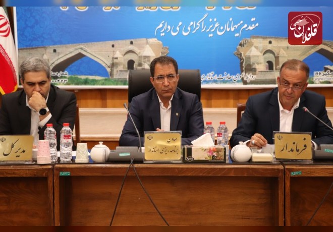 بررسی زیرساخت‌ها و منابع انسانی ادارات میانه با حضور معاون استاندار
