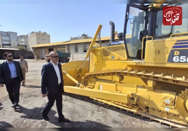بلدوزر جدید کوماتسو به ناوگان راهداری میانه اضافه شد