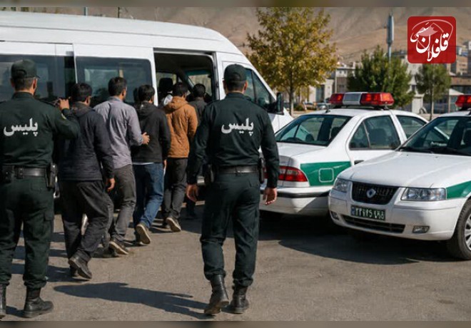 جمع آوری ۱۷ تبعه غیرمجاز در میانه